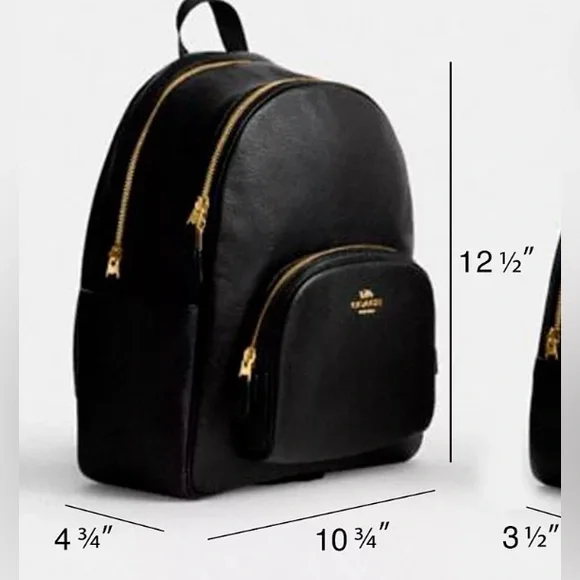 Coach Court Backpack and Mini Keychain Set Flower Print - Picture 6 of 15